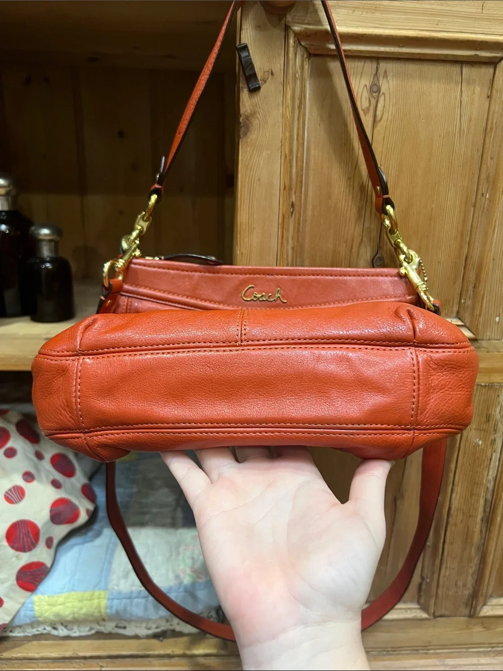 Coach F20114 Ashley Leather Hobo Bag